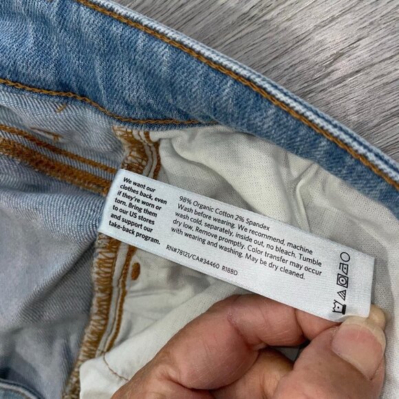 Eileen Fisher Jeans Women’s Plus 16W Wide Leg Cropped Denim Pants Blue Stretch - Picture 6 of 13